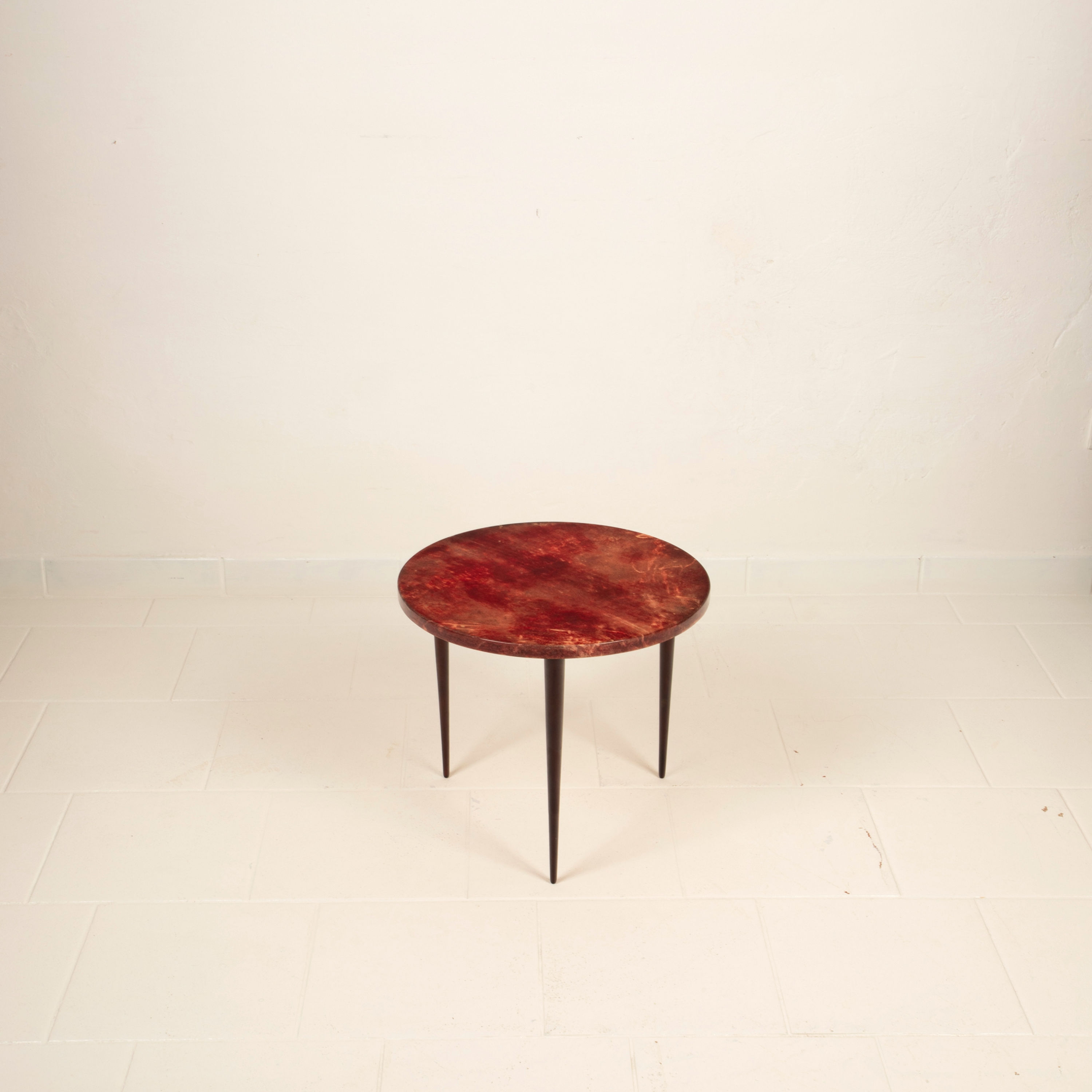 Low Aldo Tura Parchment table, 1950