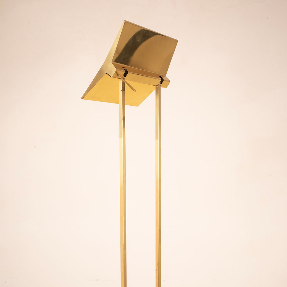 Thumbnail: Concord Solid Brass Floor Lamp by Marco Zotta