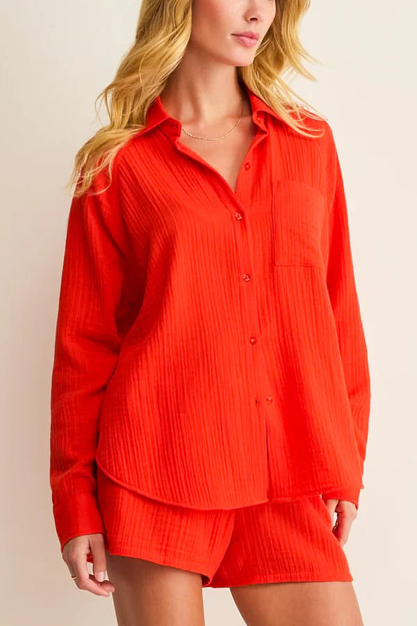 Thumbnail: Z Supply The Perfect Airy Top in Lychee