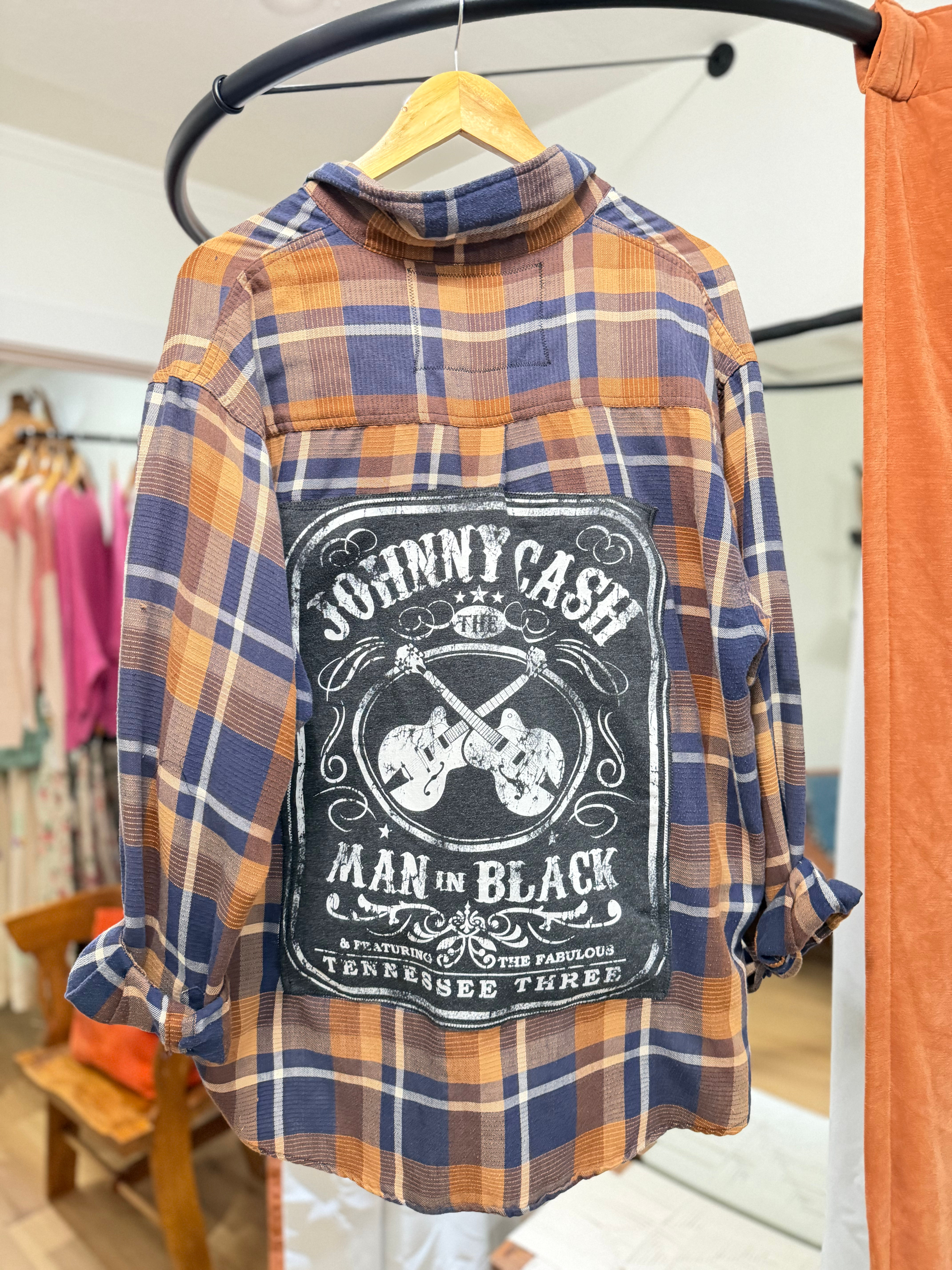 Goose & Fish Flannel - Johnny Cash