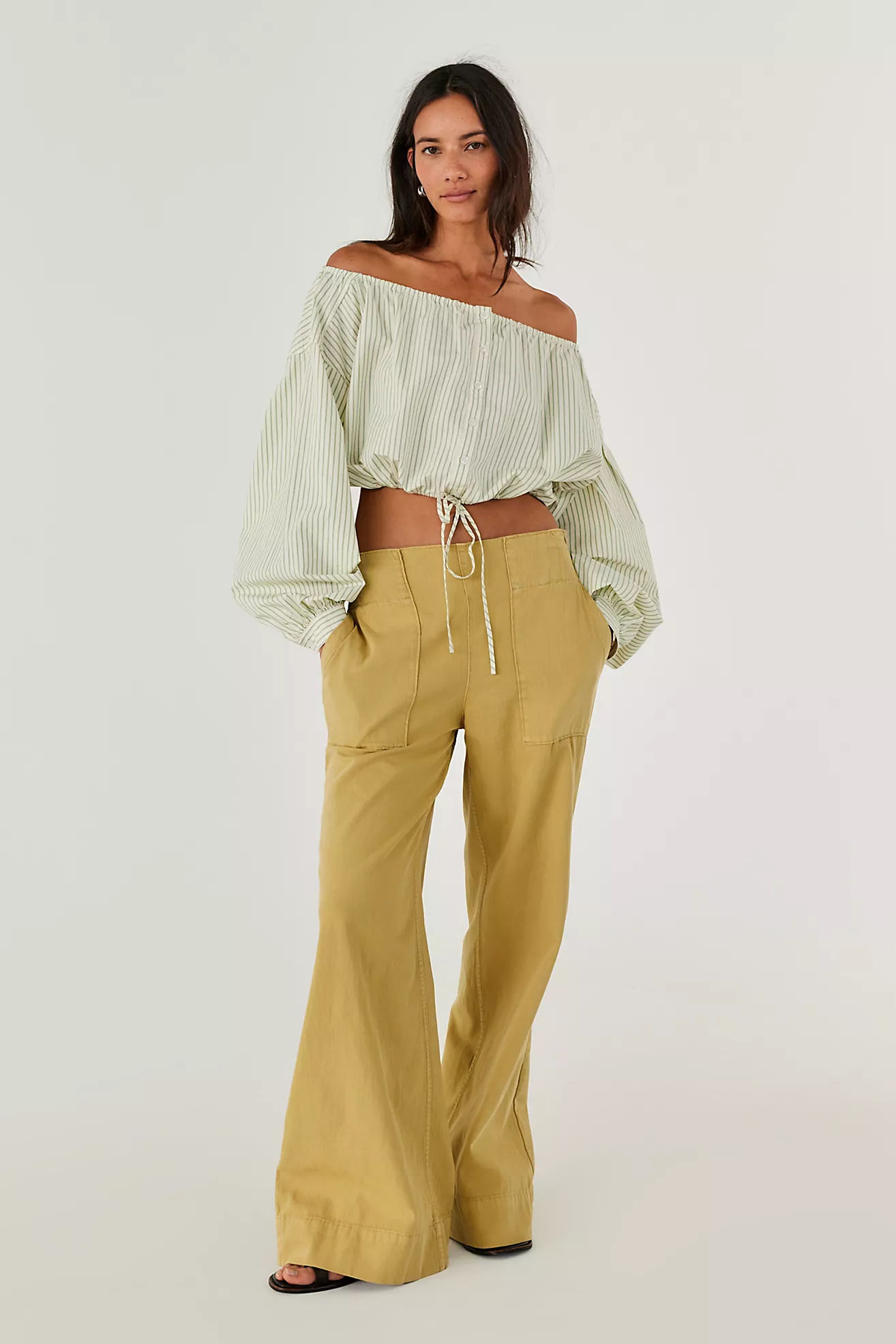 We the Free Breezy Denim Pullon in Antelope