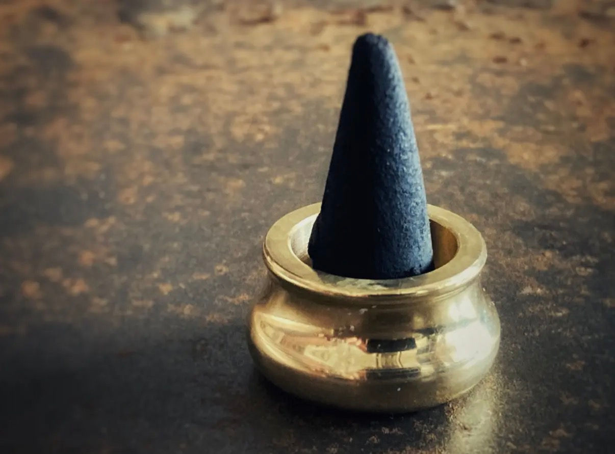 Reverie Arts Small Brass Incense Holder