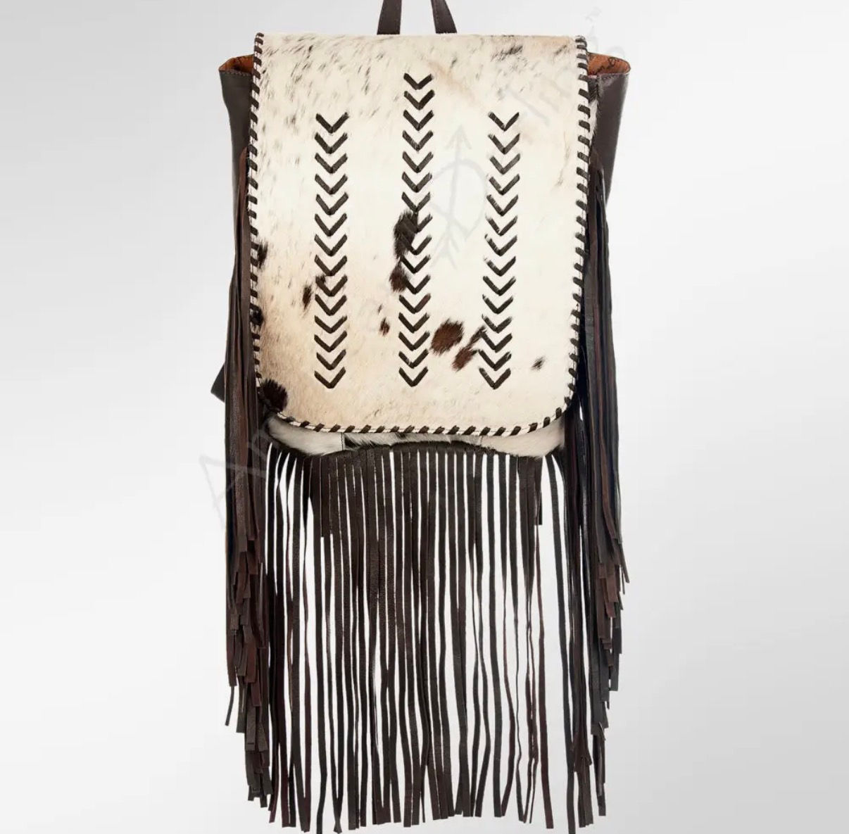 Genuine Western Leather Backpack 