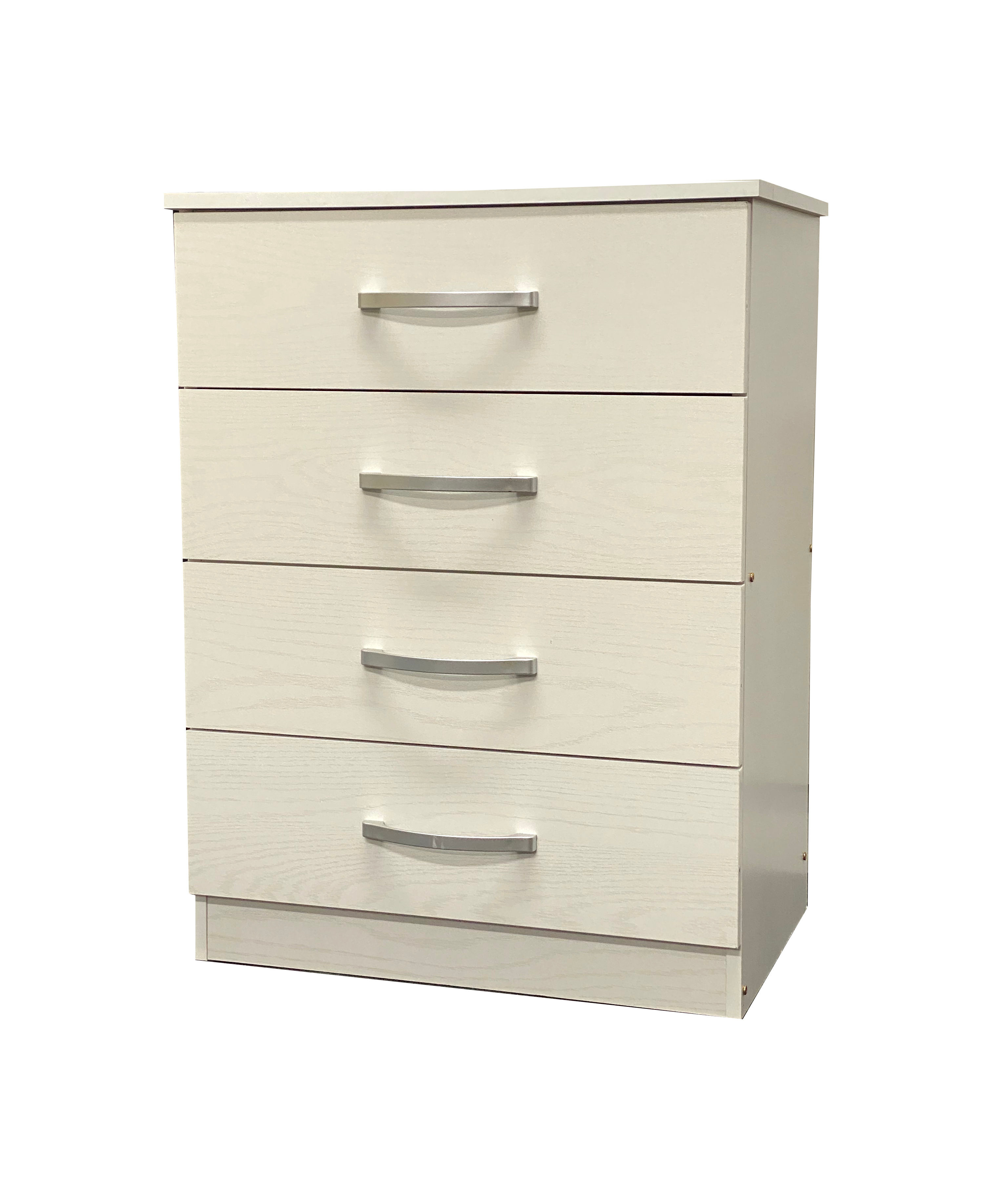 Alaska 4 drawer chest (White Ash)