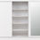 Thumbnail: Nevada White Gloss 3 door sliding wardrobe