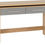 Thumbnail: Seville 2 drawer slider desk (grey gloss/oak effect)