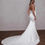 Thumbnail: High-Quality Elegant Sleeveless Soft Satin Mermaid Bridal Gown