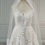 Thumbnail: Strapless A-line Embroidery Lace Sweep Train Low Back Bride Gown