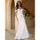 Thumbnail: Maria V-Neck Bride Long Off Shoulder Wedding Dress