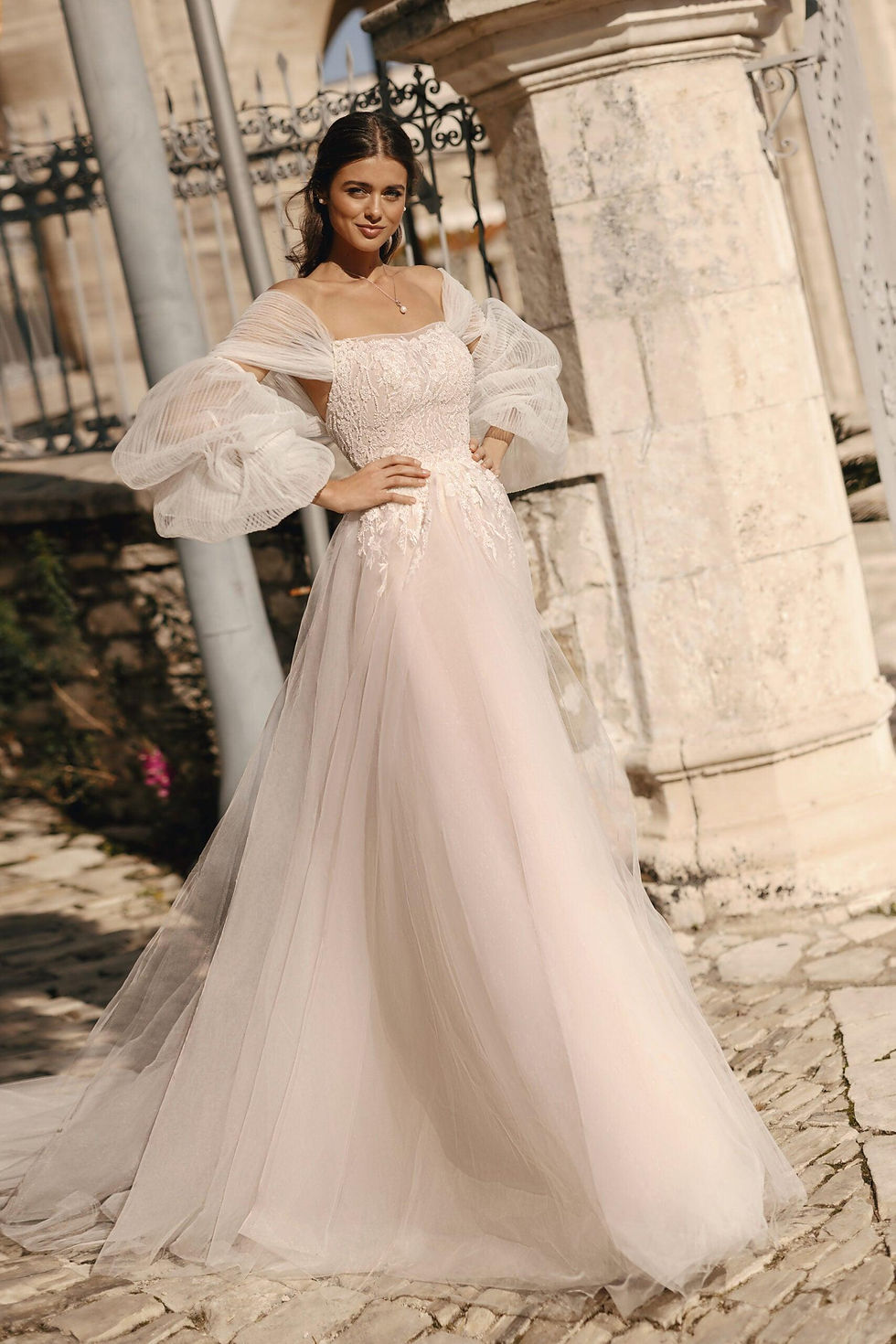 Josefa - Elegant Off Shoulder Wedding Dress