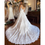 Thumbnail: Elegant Sweep Train—Ivory A-Line Dress Gown