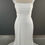 Thumbnail: Square Collar Bohemian Backless Sweep Train Soft Satin Bridal Gown