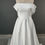Thumbnail: Removable Big Bow Off Shoulder Simple Lace Wedding Dress Bridal Gown Low Back