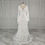 Thumbnail: Bohemia Long Flare Sleeves V-Neck Low Back Mermaid Lace Wedding Dress For Women Sweep Train Tassel Bride Gown