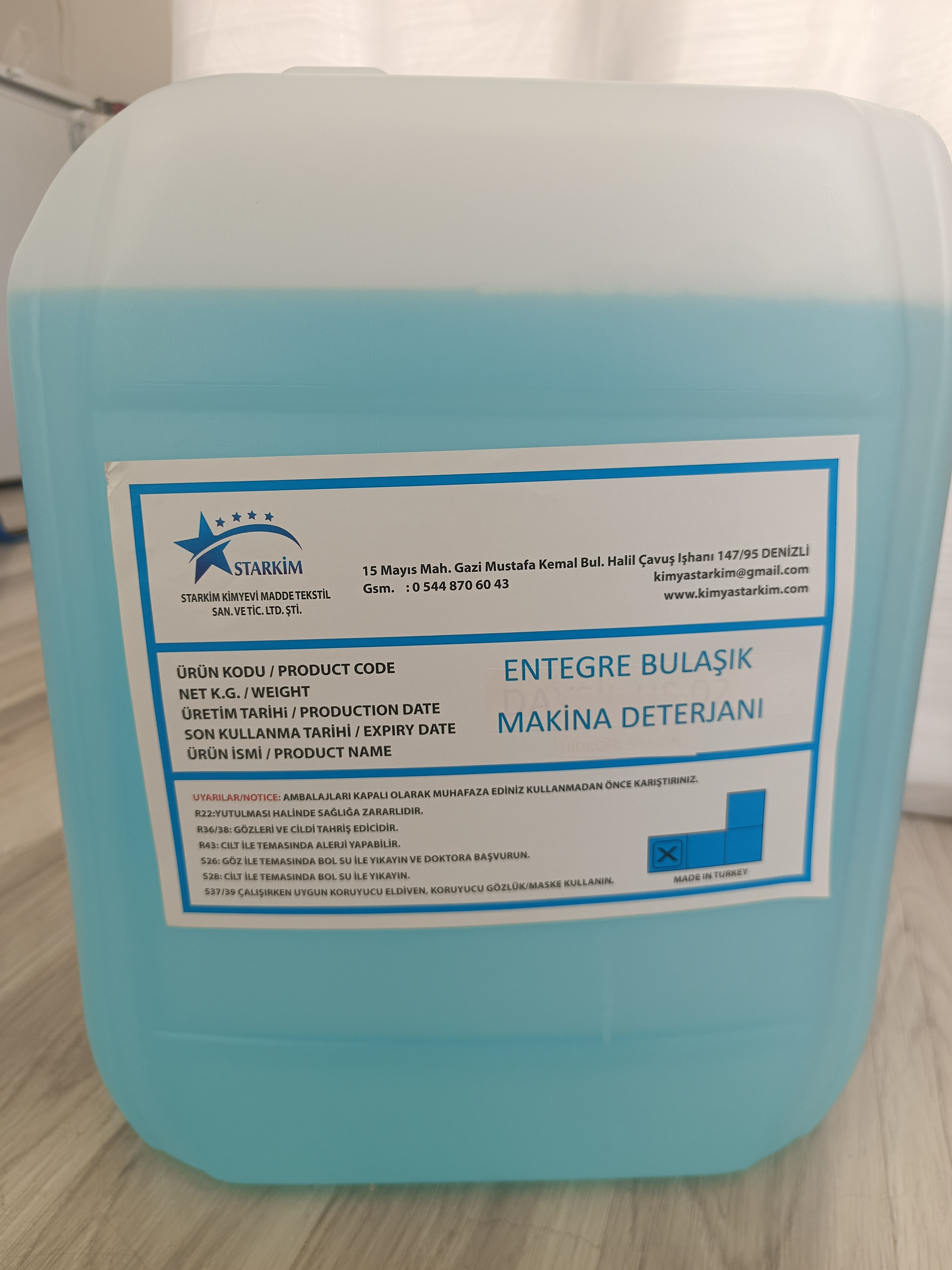 STARKİM ENTEGRE BULAŞIK MAKİNA DETERJANI 20 KG