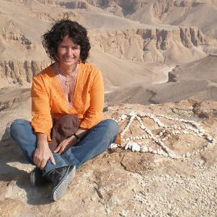 ChristinA Ritchie on top of Thoth Hill Thebes Mountain