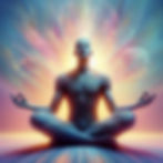 man meditating