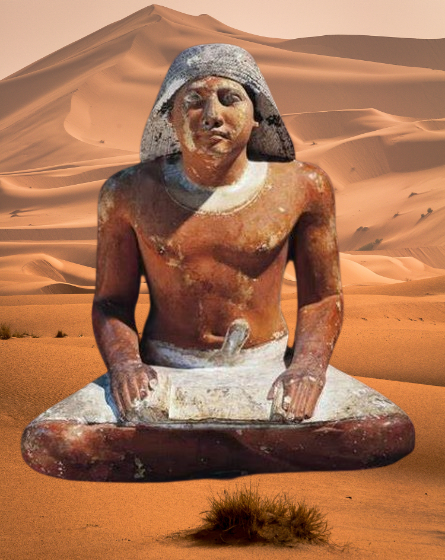 Scribe in the desert