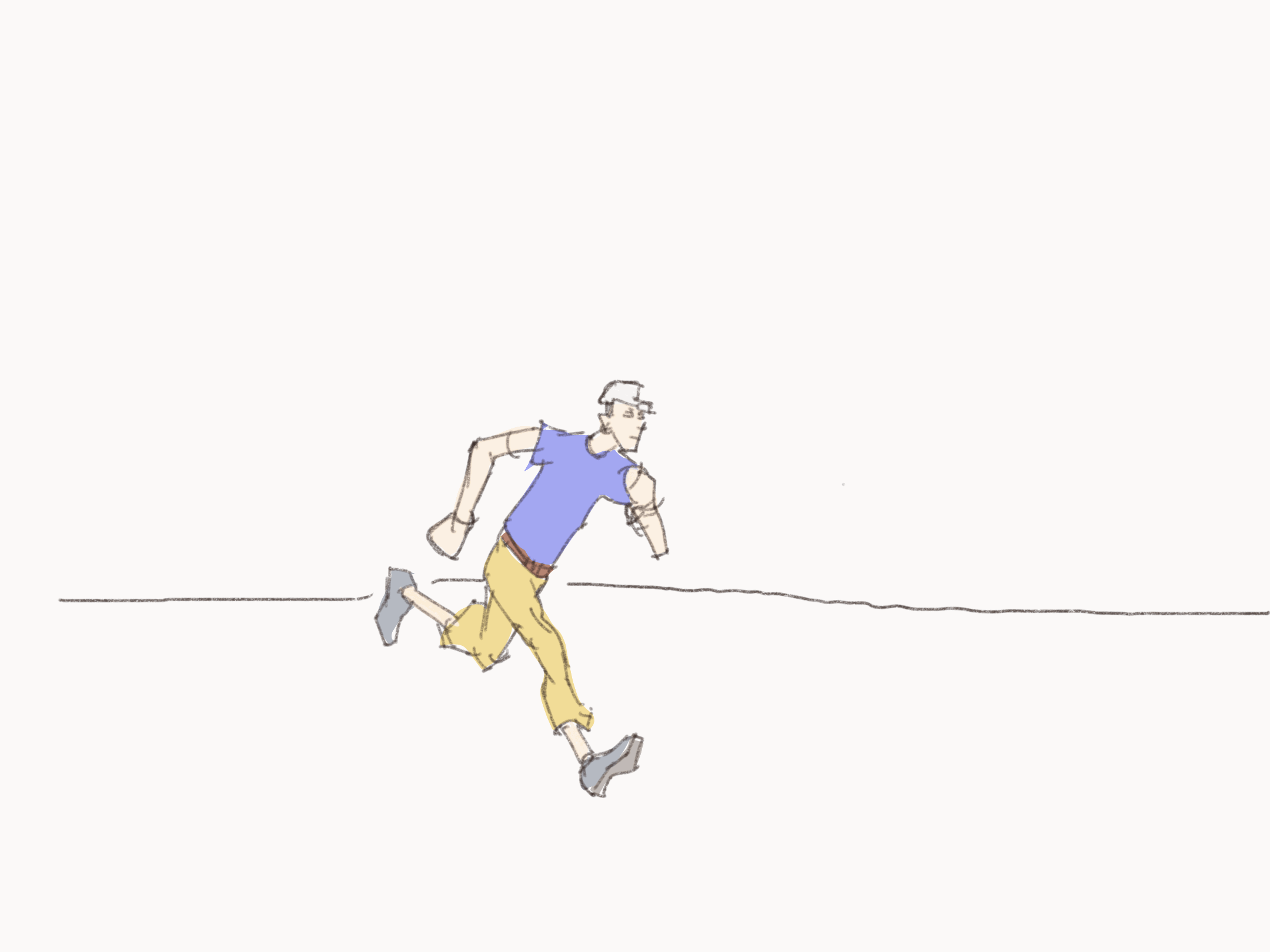 running animation