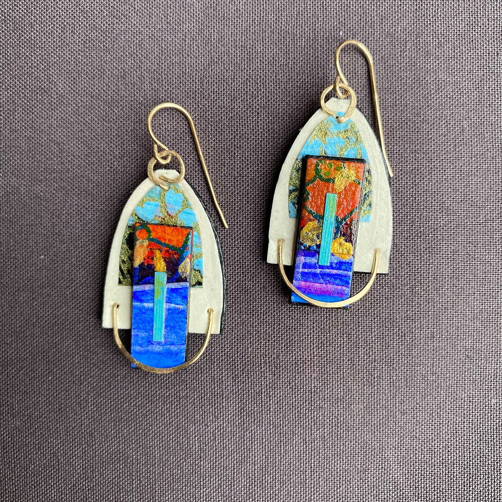 Thumbnail: Collage earrings