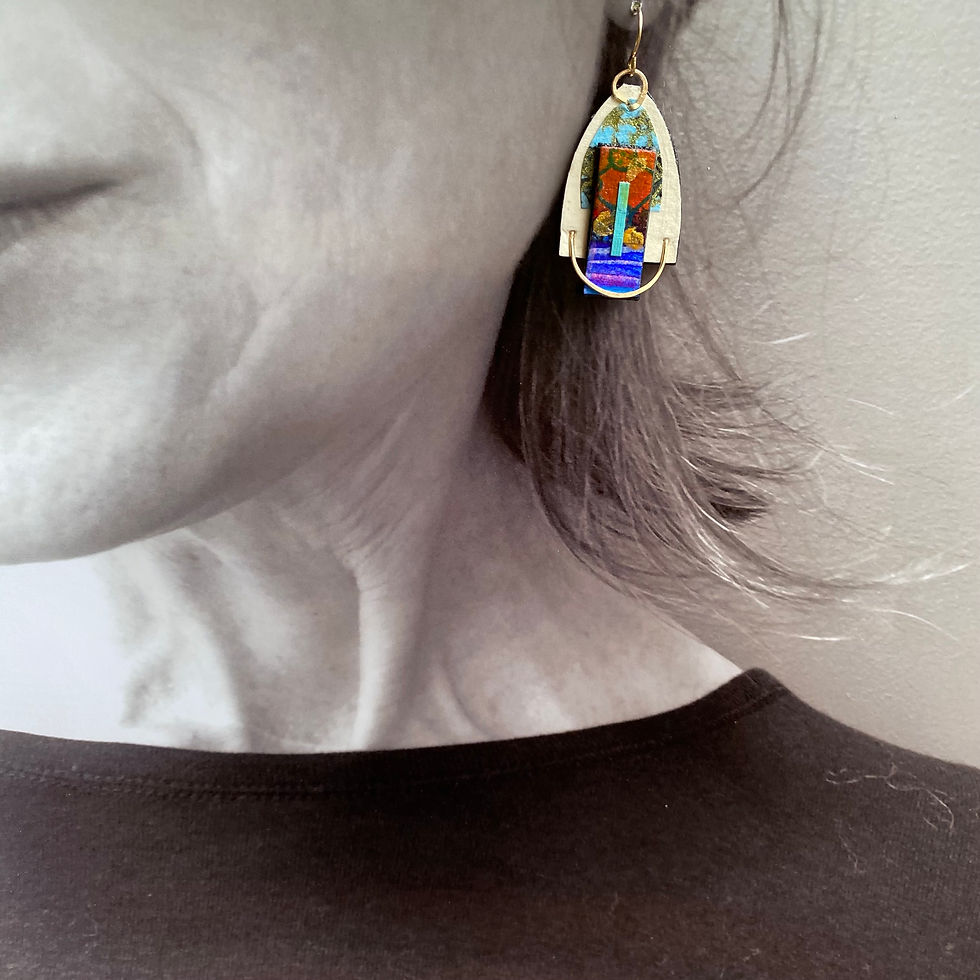 Thumbnail: Collage earrings