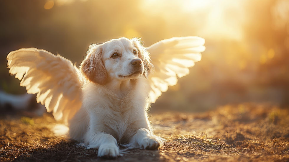Dog with wings