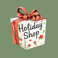 A Picture of a Christmas Gift with Ribbon