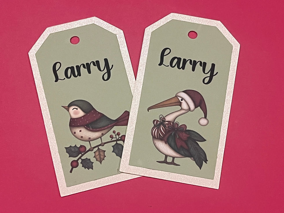 Christmas Tag -Birds