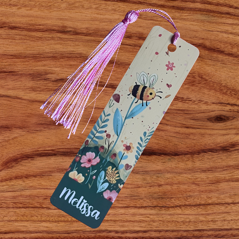 Metal Bookmark - Bees