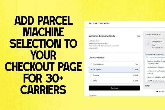 Multiparcels parcel lockers banner
