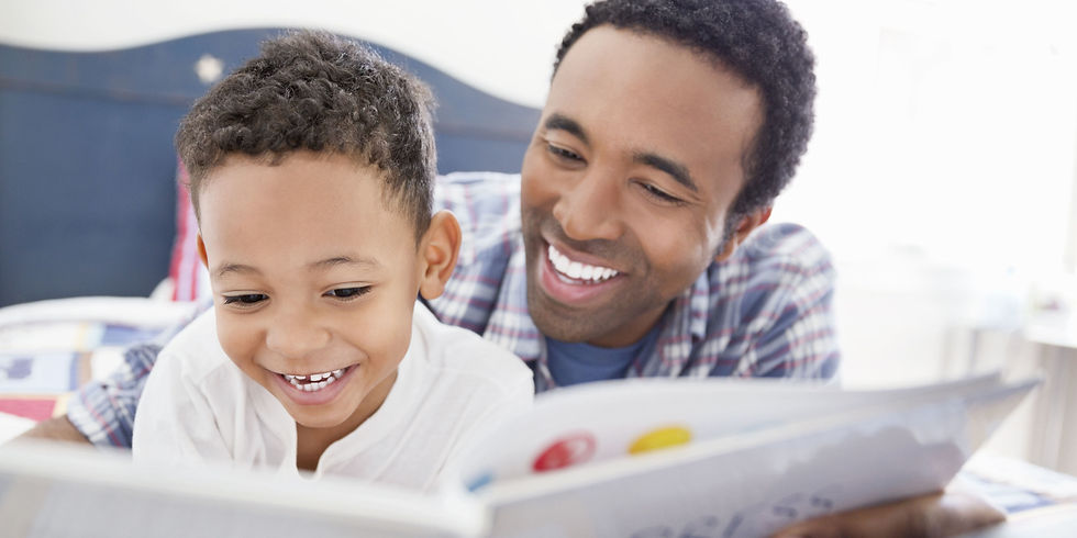 A reader strengthening emotional connections with a child