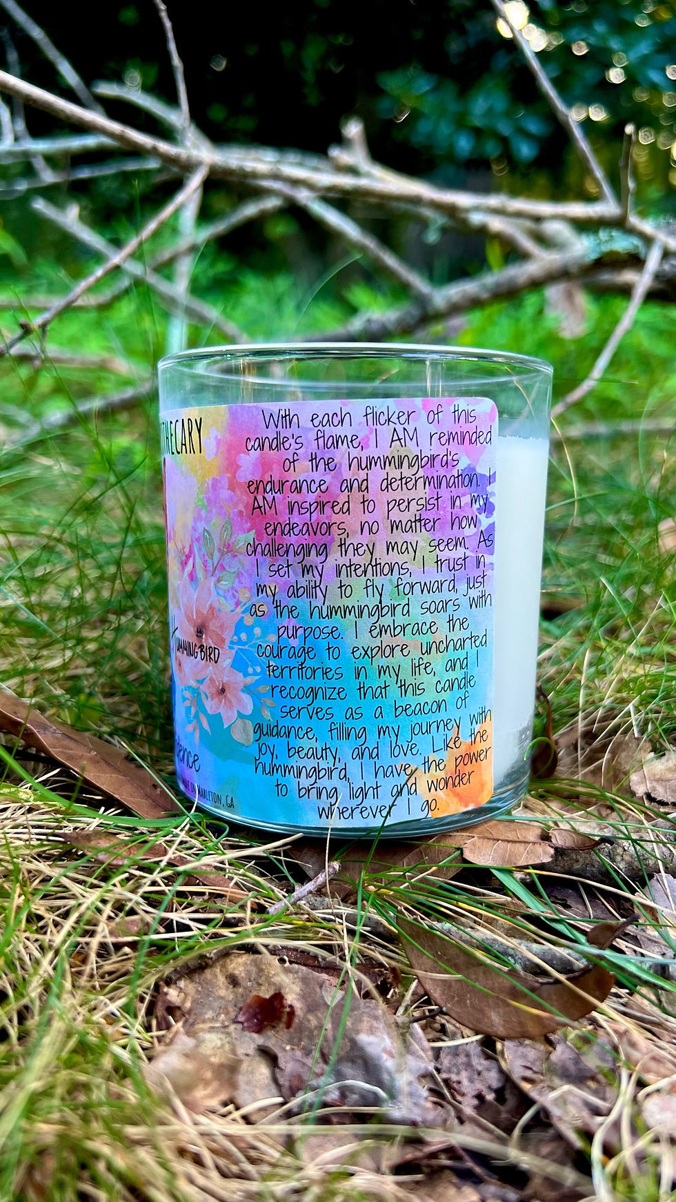 Thumbnail: Hummingbird- Inspiration & Confidence- Spirit Guide Intention Candle