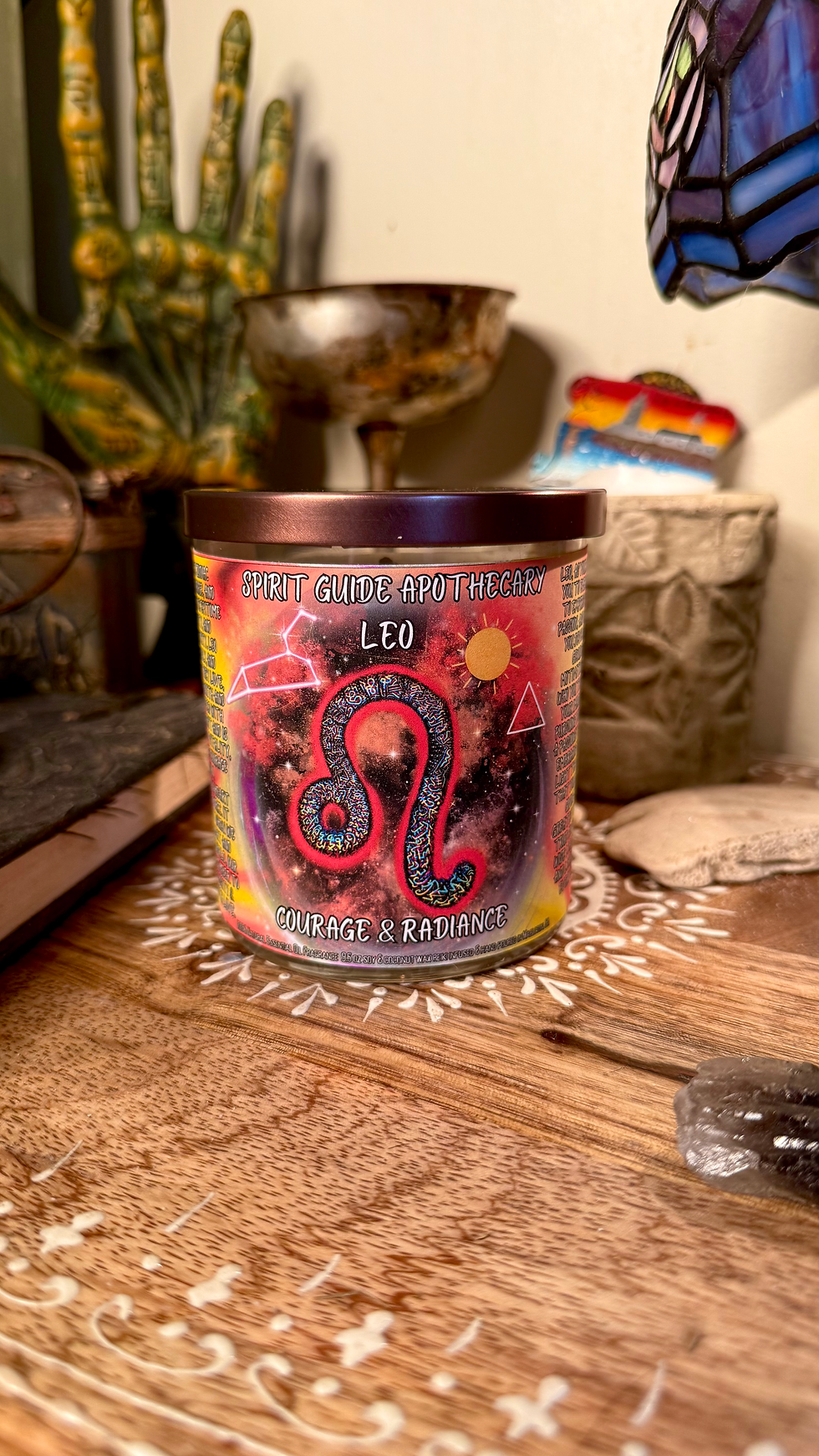 ♌️ Leo- Astrology Zodiac Intention Candle