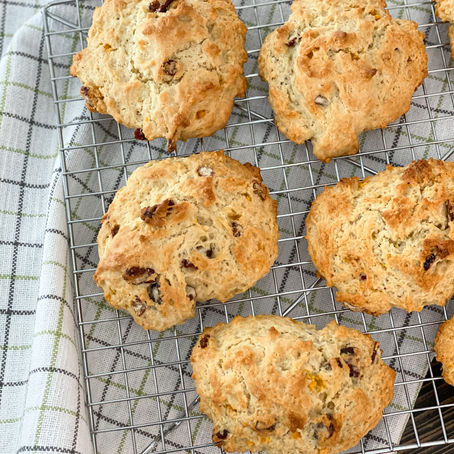 Cranberry & Orange Drop Biscuits