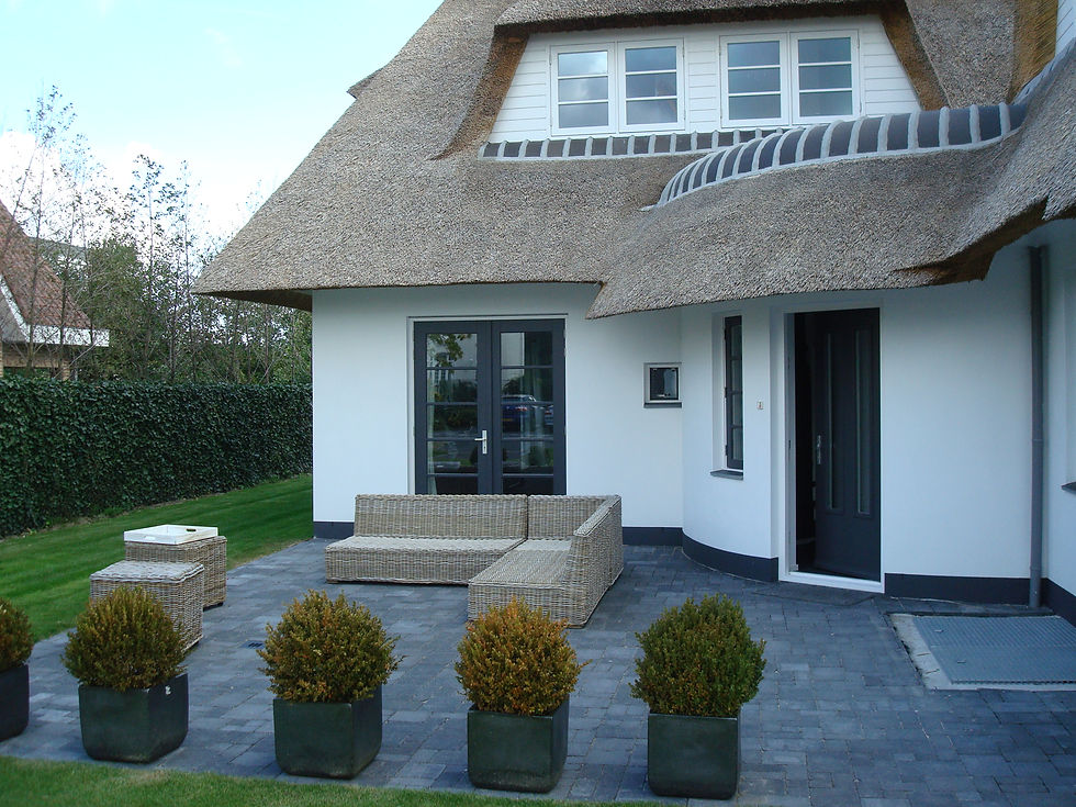 Terras voortuin