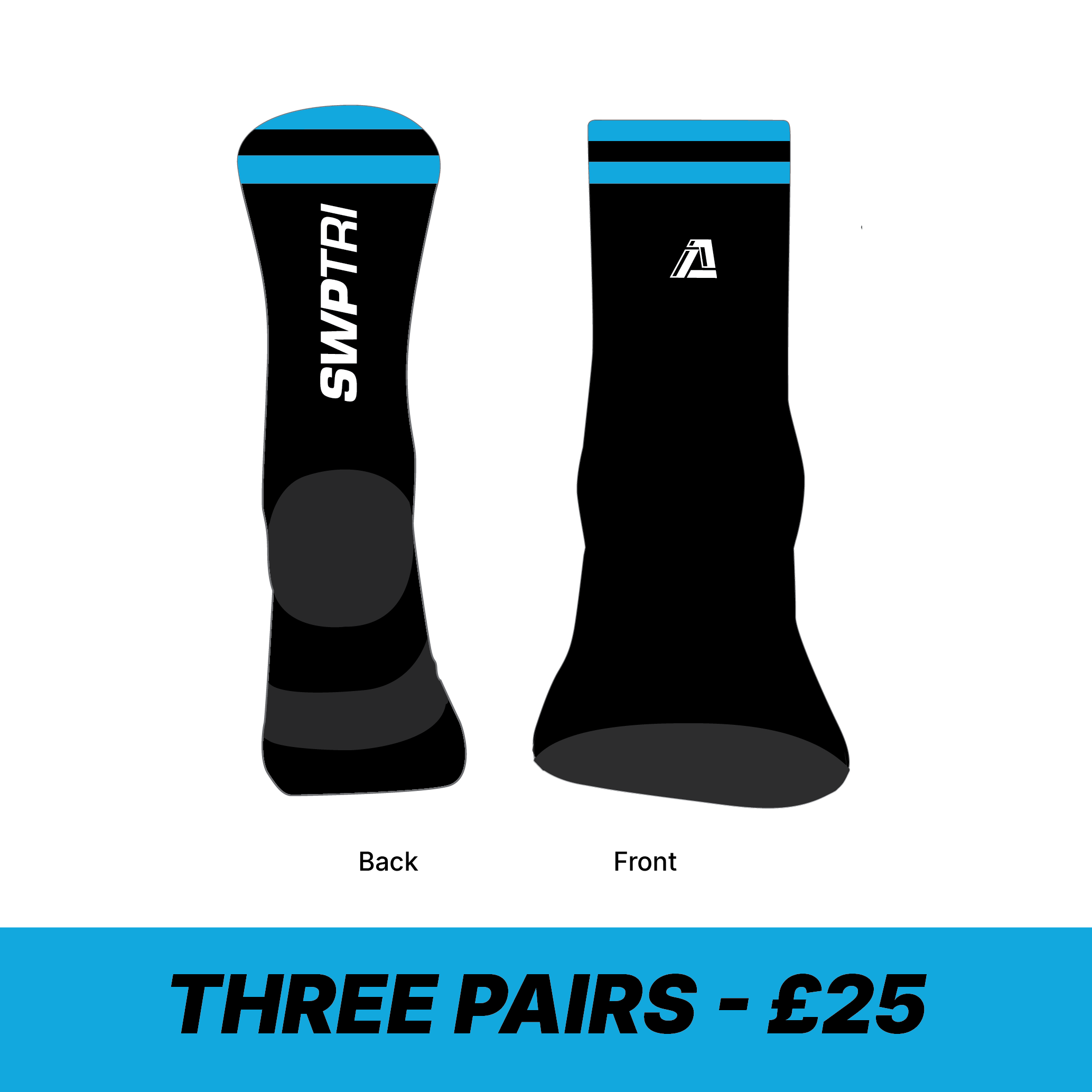 SWP Tri Socks - 3 Pairs