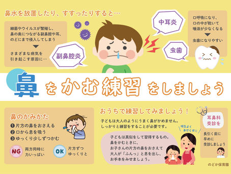 ミラーニューロン活用!鼻かみ練習のススメ