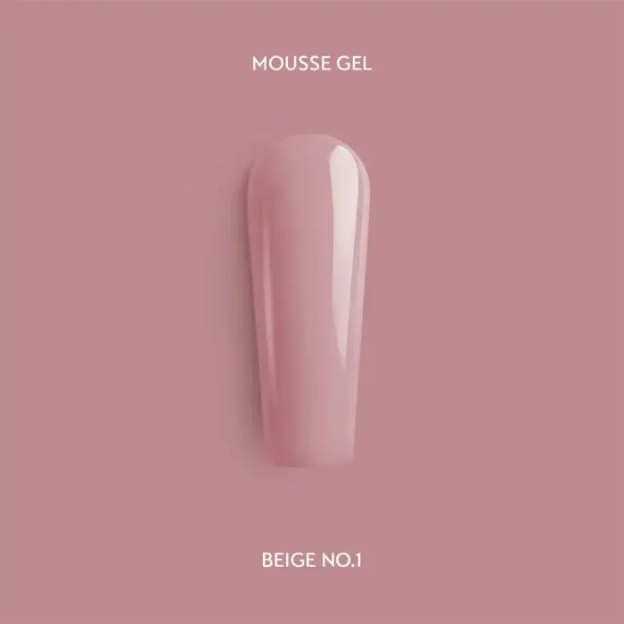 Indigo Beige No.1 Mousse Gel - self-leveling jelly - 15 G