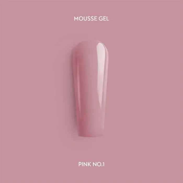 Indigo Pink No.1 Mousse Gel - self-leveling jelly - 15 G