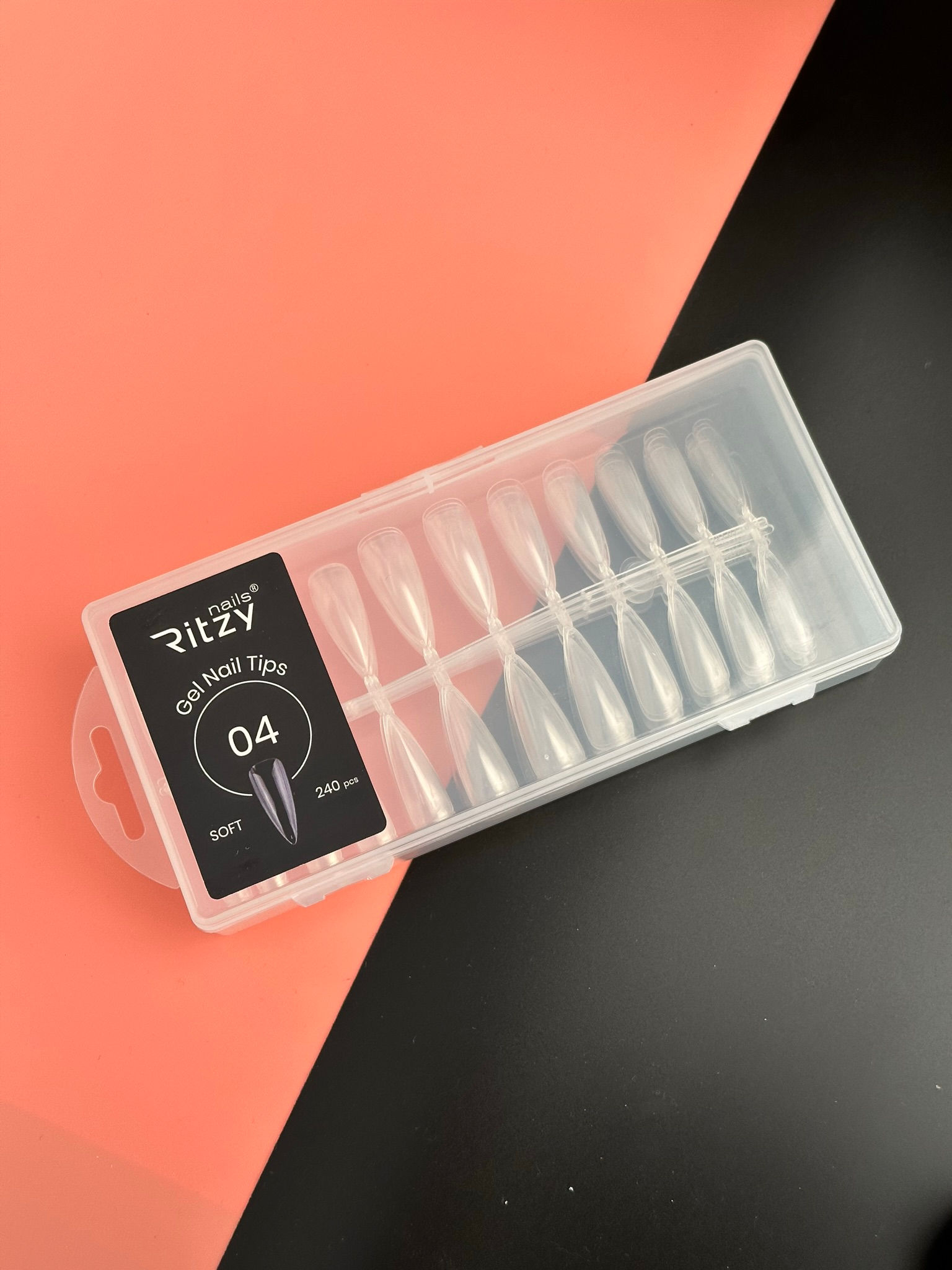 Soft Gel Nail Tips STILETTO 04 (240pcs)