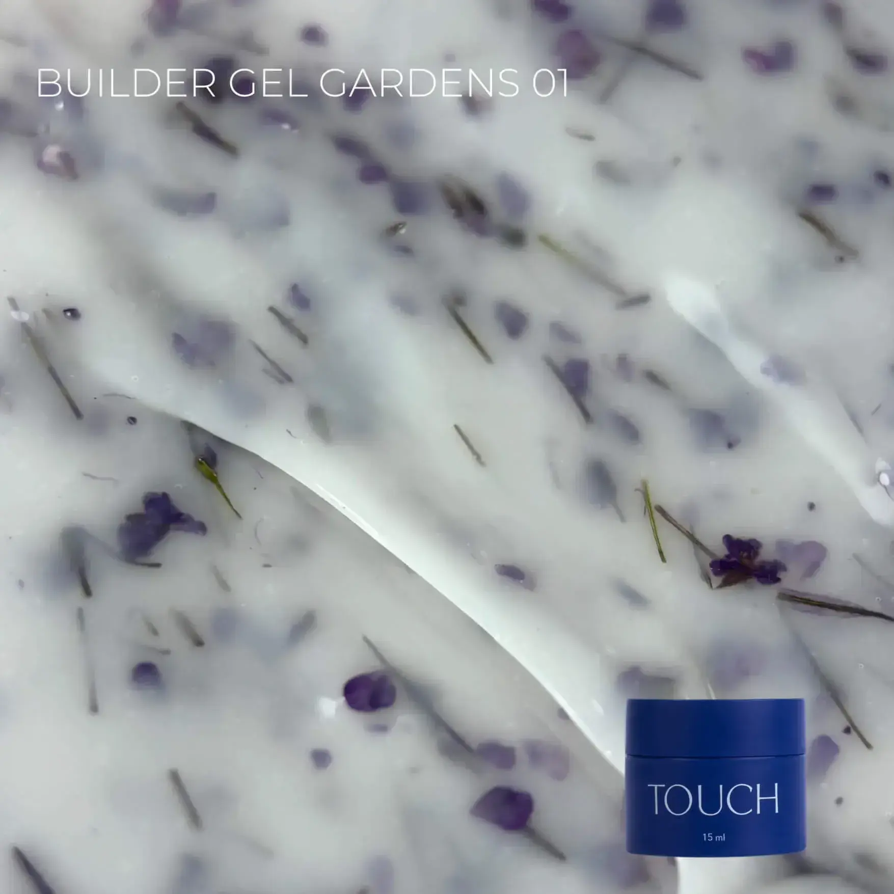TOUCH Builder gel 15ml Gardens, 01