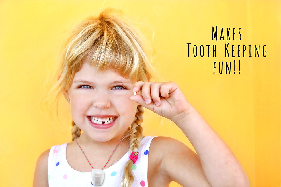 Thumbnail: 100-Pack Tooth Saver Necklace Holders | Colorful Teeth Saver Necklaces