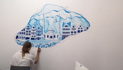 netherlands meets oman mural