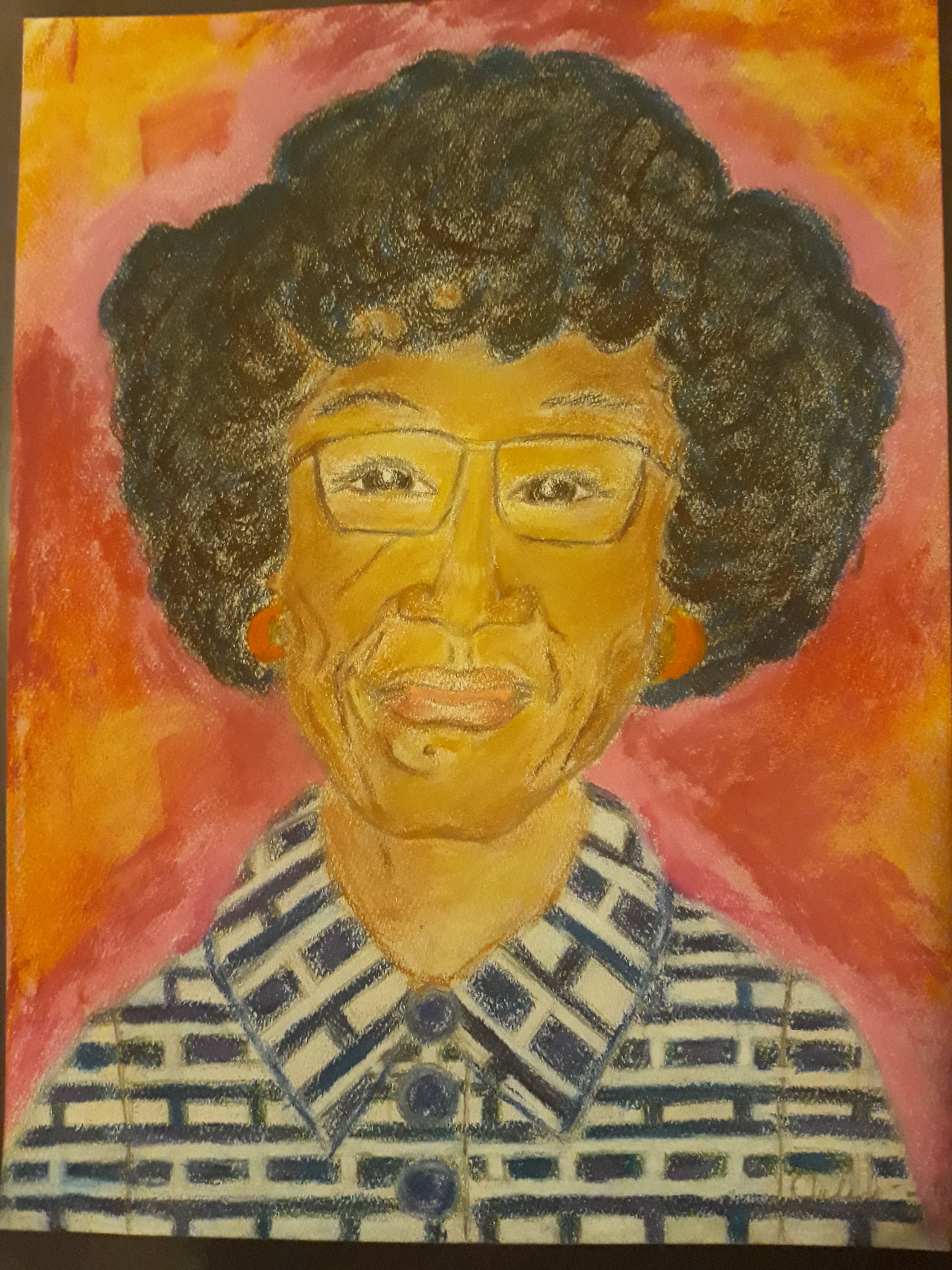 Pastel Painting of Shirley Chisholm