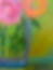 Thumbnail: Floral Beauty: Original Painting of Abstract Flowers 11x14