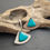 Thumbnail: PETALS silver/enamel earrings