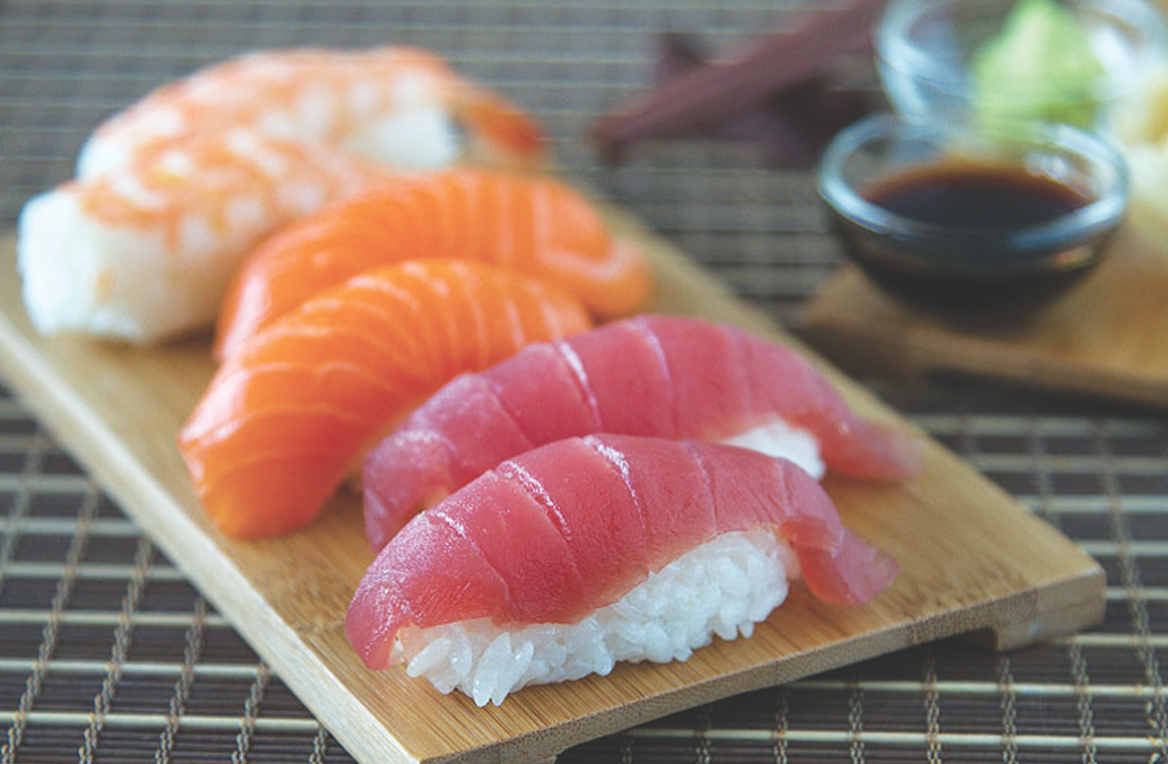 Arranged Food and Objects