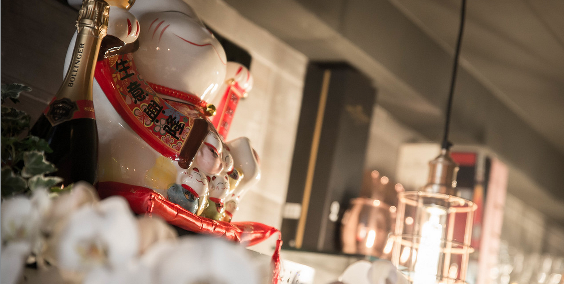 Arranged Food and Objects