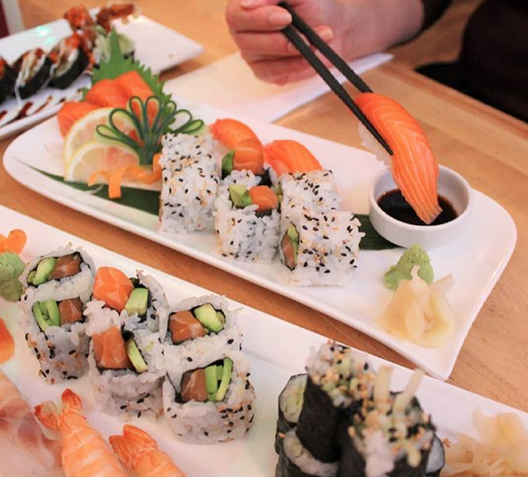 Arranged Food and Objects