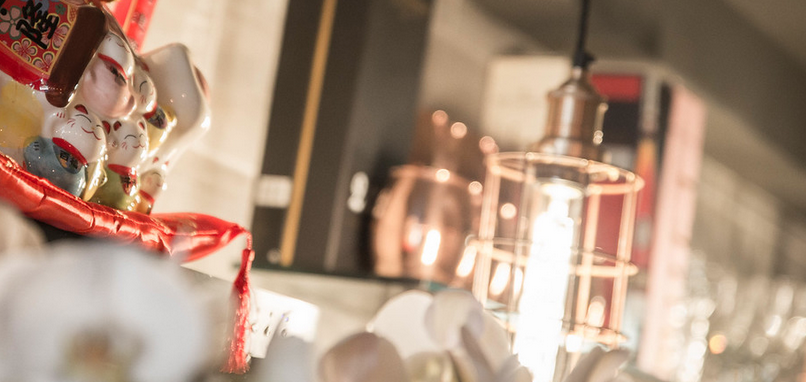 Arranged Food and Objects